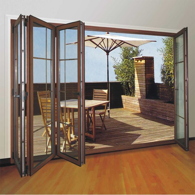 commercial double glass doors interior folding door price