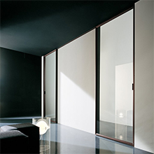  Glass kitchen door design aluminum sliding door factory price - 副本