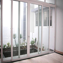  UPVC frame Double glass grid design sliding door, China high quality door - 副本