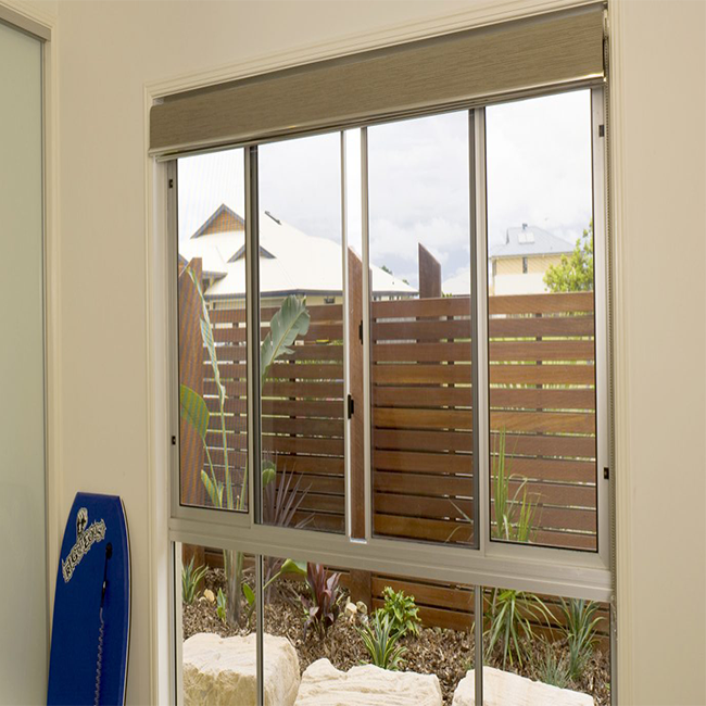 Door&window supplier glass sliding doors three track aluminum sliding window 