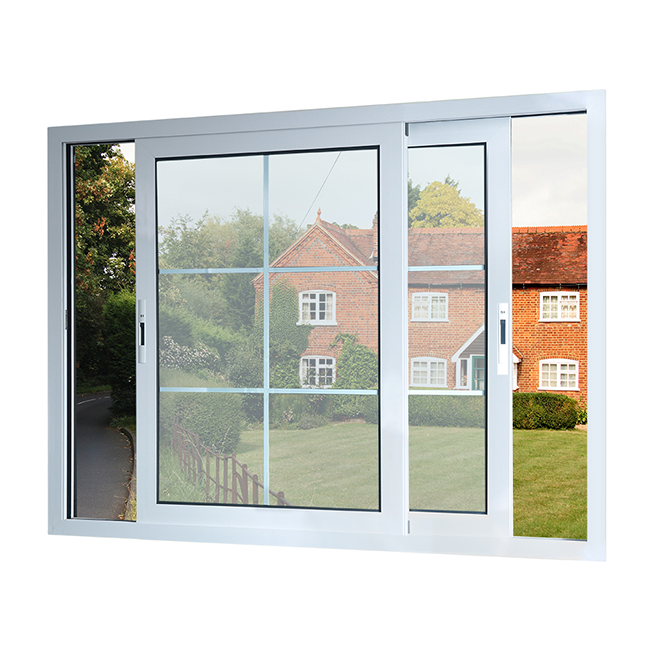Door&window supplier glass sliding doors three track aluminum sliding window 