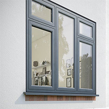 PVC casement window double tempered glass water proof air tightness window pvc profile frame casement window 