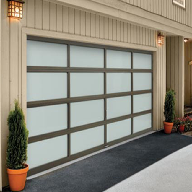 Shop Aluminum Frame Glass Garage Door Prices Full View Glass Panel