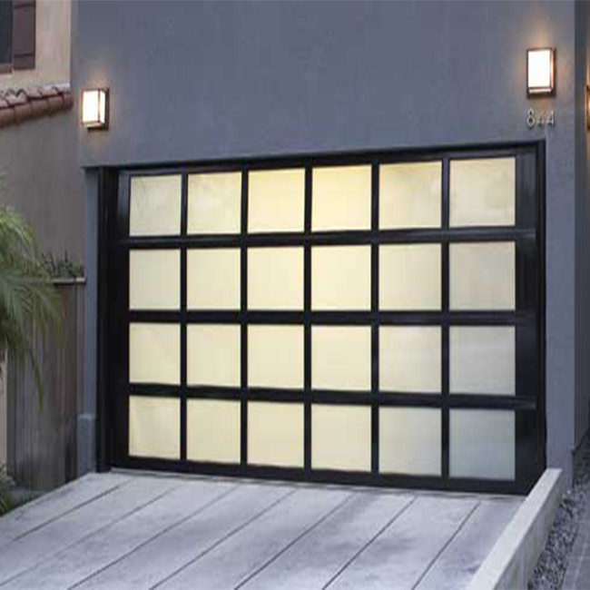 Shop Aluminum Frame Glass Garage Door Prices Full View Glass Panel