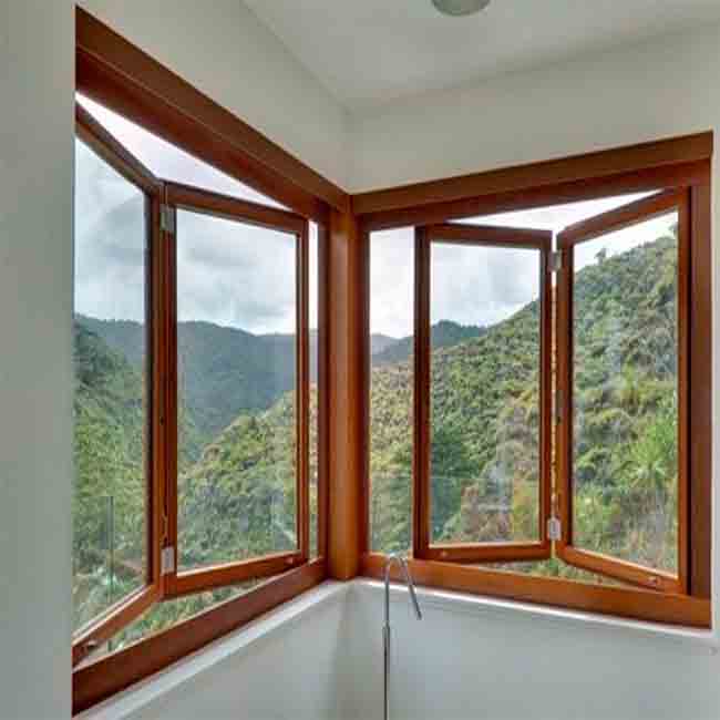 Modern frameless folding glass window for home and office