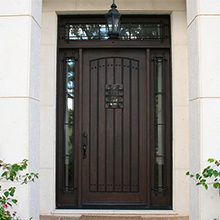  Main Entrance Solid Wooden Door With Popular Design