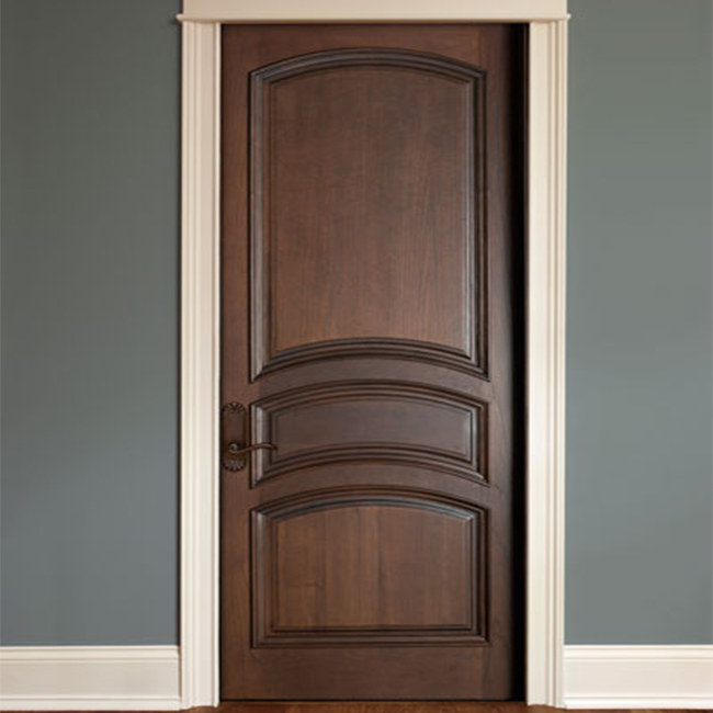 Competitive price nature wood veneer mdf interior door 