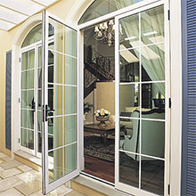 aluminum alloy framed swing interior frosted glass bathroom door