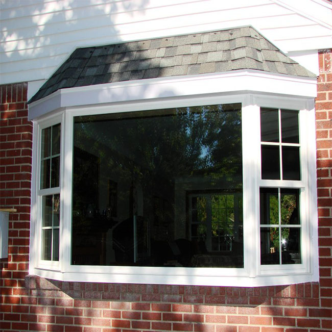European Standard bay bow windows soundproof oak clad aluminum fixed corner windows tilt turn window 