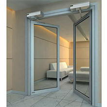 Promotional Open Style Swing plastic folding door for bathroom