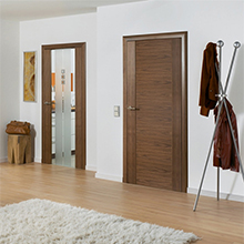 Laminate Coated Composite Veneer Mdf Door Flush Interior Wooden Door Pvc Door