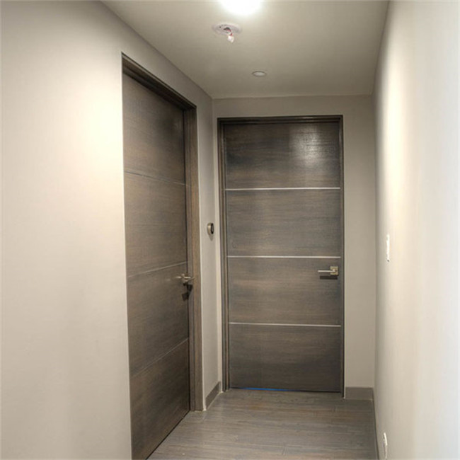 Laminate Coated Composite Veneer Mdf Door Flush Interior Wooden Door Pvc Door