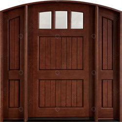 Wood Door  U Shape Modern Design PR-L0808